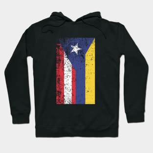 Puerto Rican Colombian Flag - Puerto Rico Colombia Bandera Hoodie